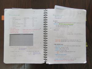 Sample of work and notes